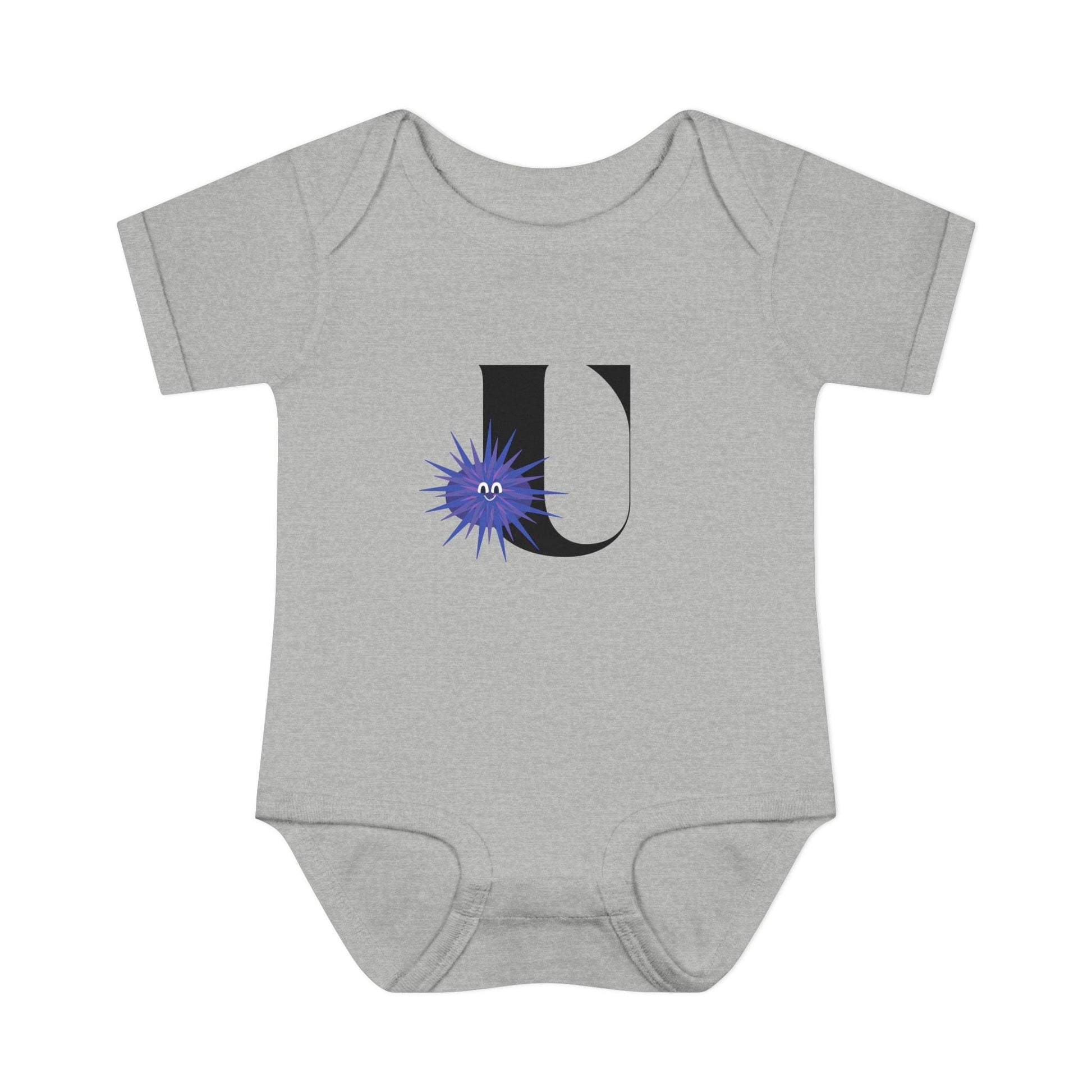 Alphabet Adventures: Letter U - Unforgettable Urchin Baby Onesie U is for Unforgettable Urchin! - Whippie's