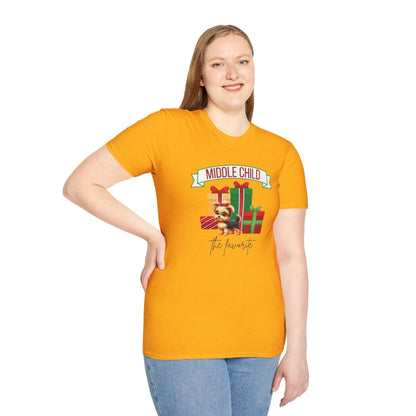 Middle Child, The Favorite 🎁🐶 Yorkie - Unisex Tee! 🎁👑 - Whippie's