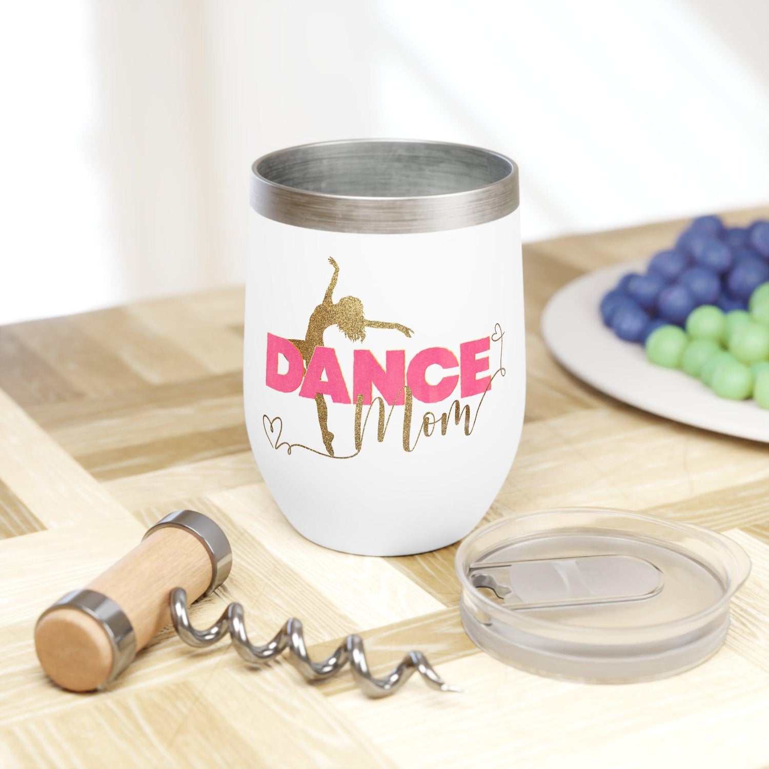 Dance Mom 12oz Wine Tumbler - 💖 Sip in Style, Dance Mom! 💖 - Whippie's