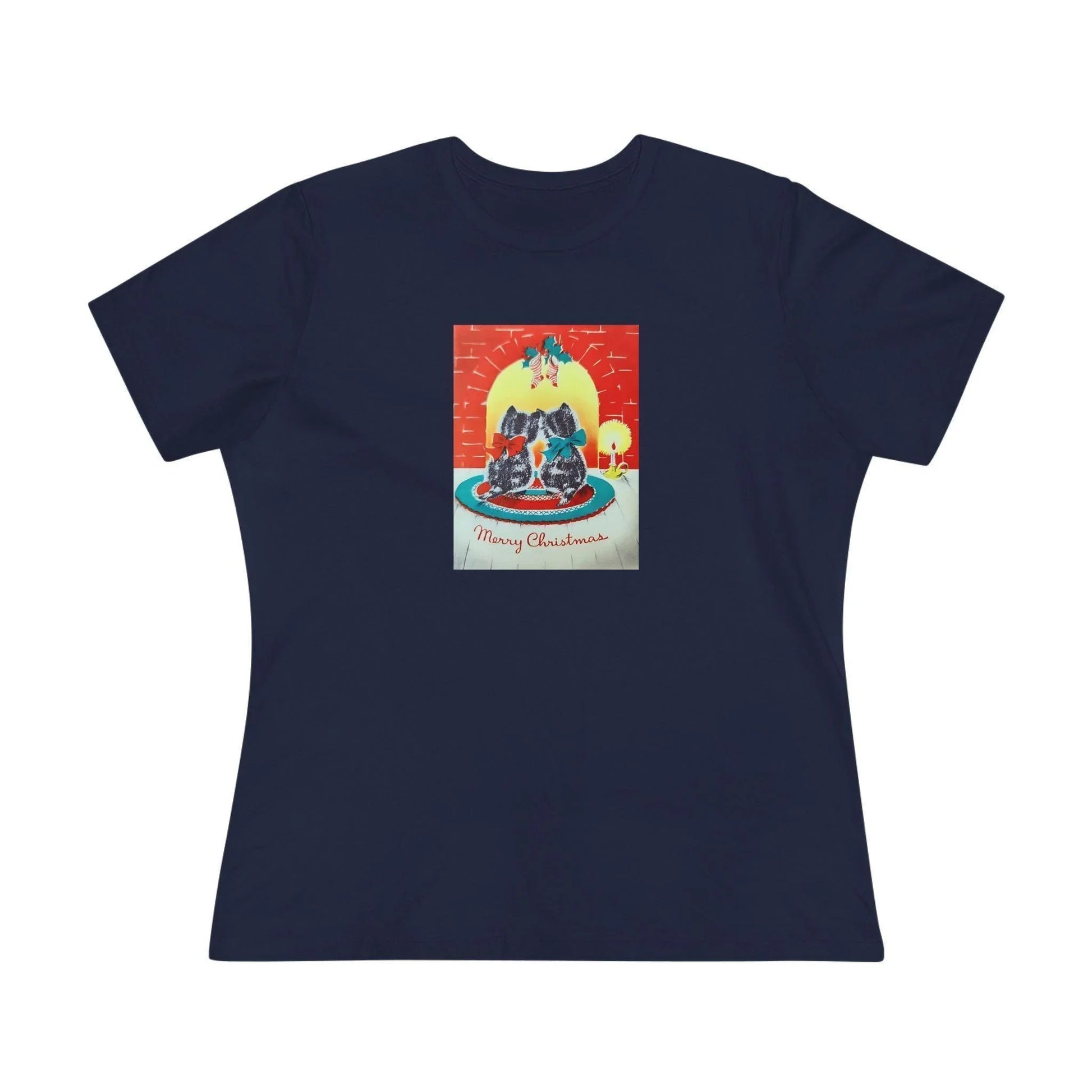 Merry Christmas Kittens - Women's Tee - Whippie's