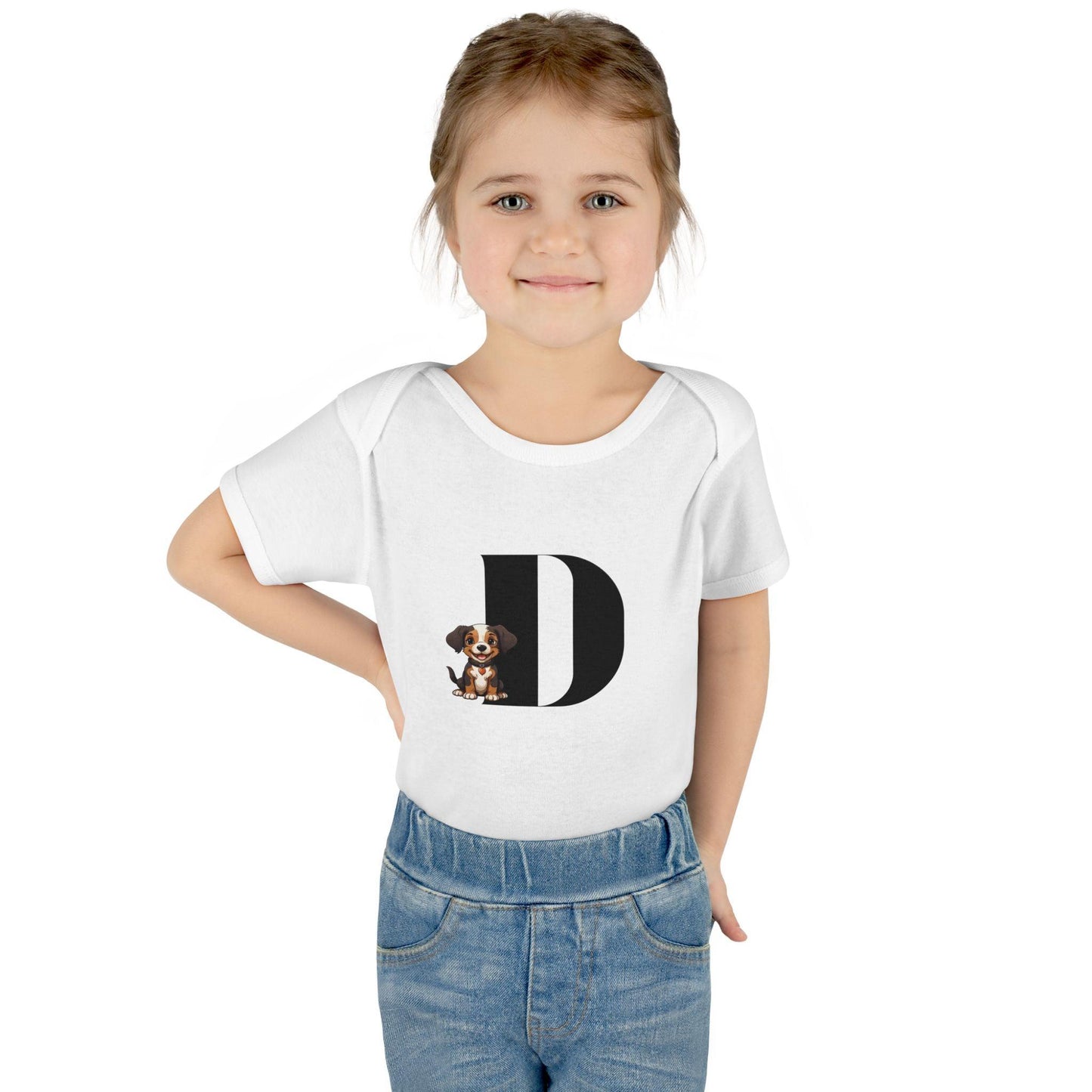 Alphabet Adventures: Letter D - Dog Baby Onesie Dress Your Little Darling in Dog-gone Delightful Style - Whippie's
