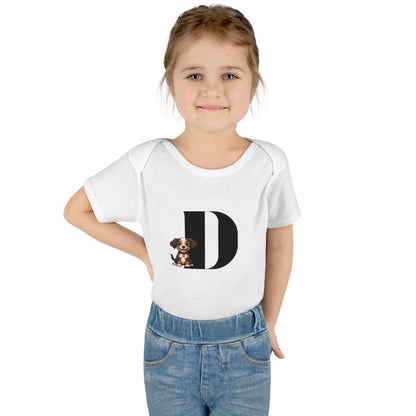 Alphabet Adventures: Letter D - Dog Baby Onesie Dress Your Little Darling in Dog-gone Delightful Style - Whippie's