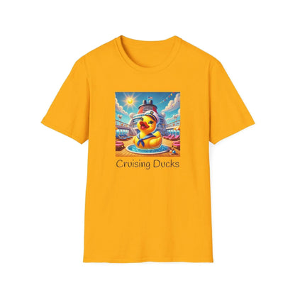 Duck on the Loose! Hilarious Cruise Ship Hide-and-Seek 🛳️ Unisex T-Shirt 🐤 - Whippie's