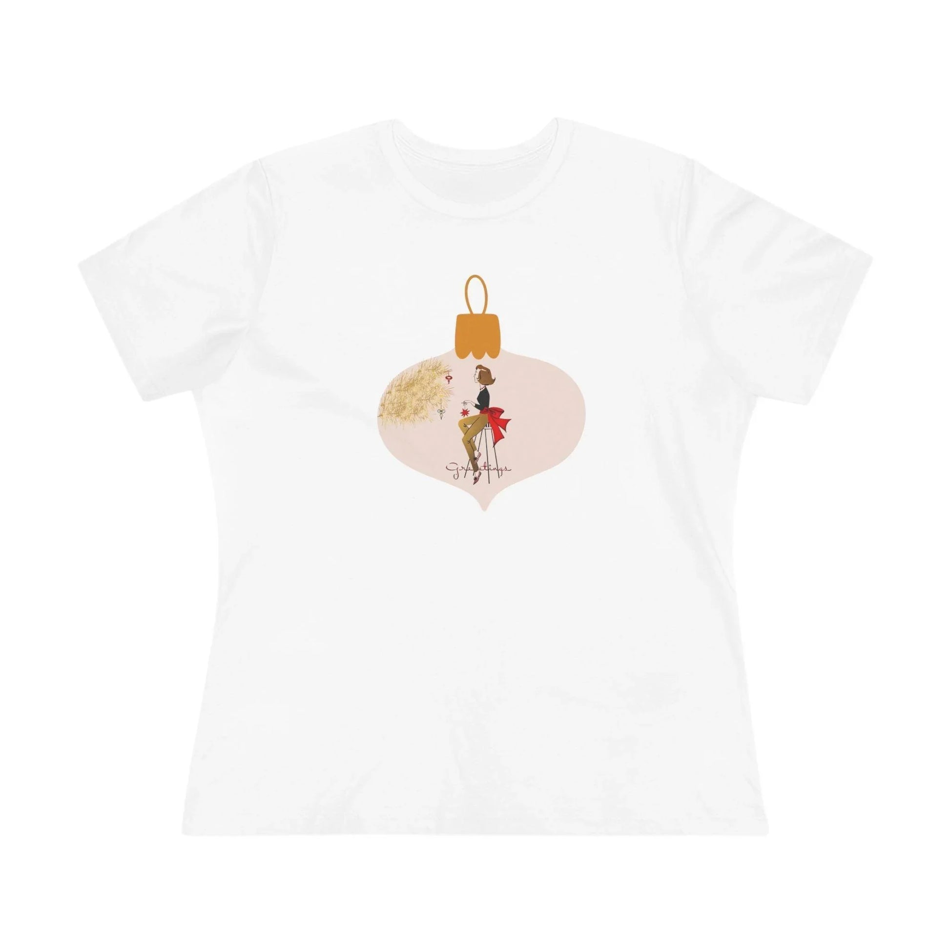 Retro Tree Decorating - Women's Tee - Whippie's