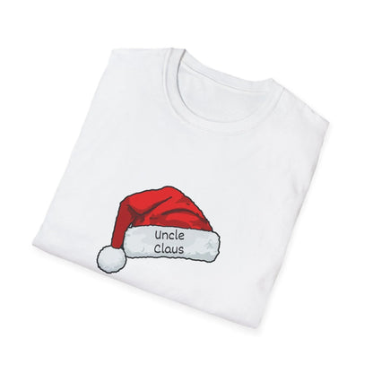 Uncle Claus: The Coolest Santa in Town 🎅- Mens Softstyle T-shirt - Whippie's