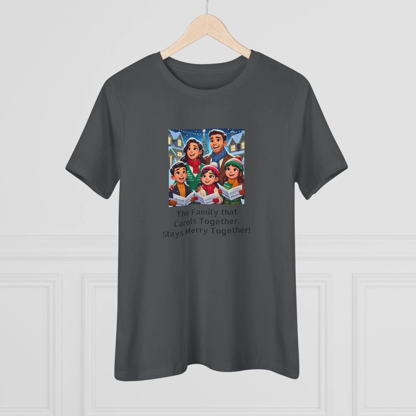 The Family that Carols Together, Stays Merry Together! - Women's Softstyle Tee - Whippie's