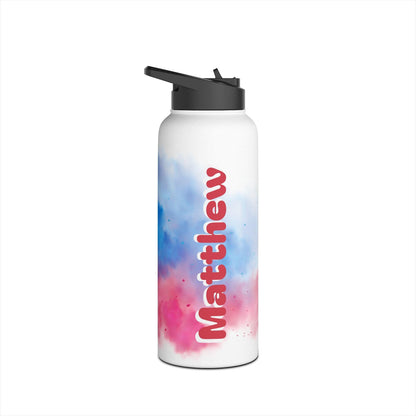 I Can Do Hard Things Stainless Steel Water Bottle - Personalizable - Whippie's