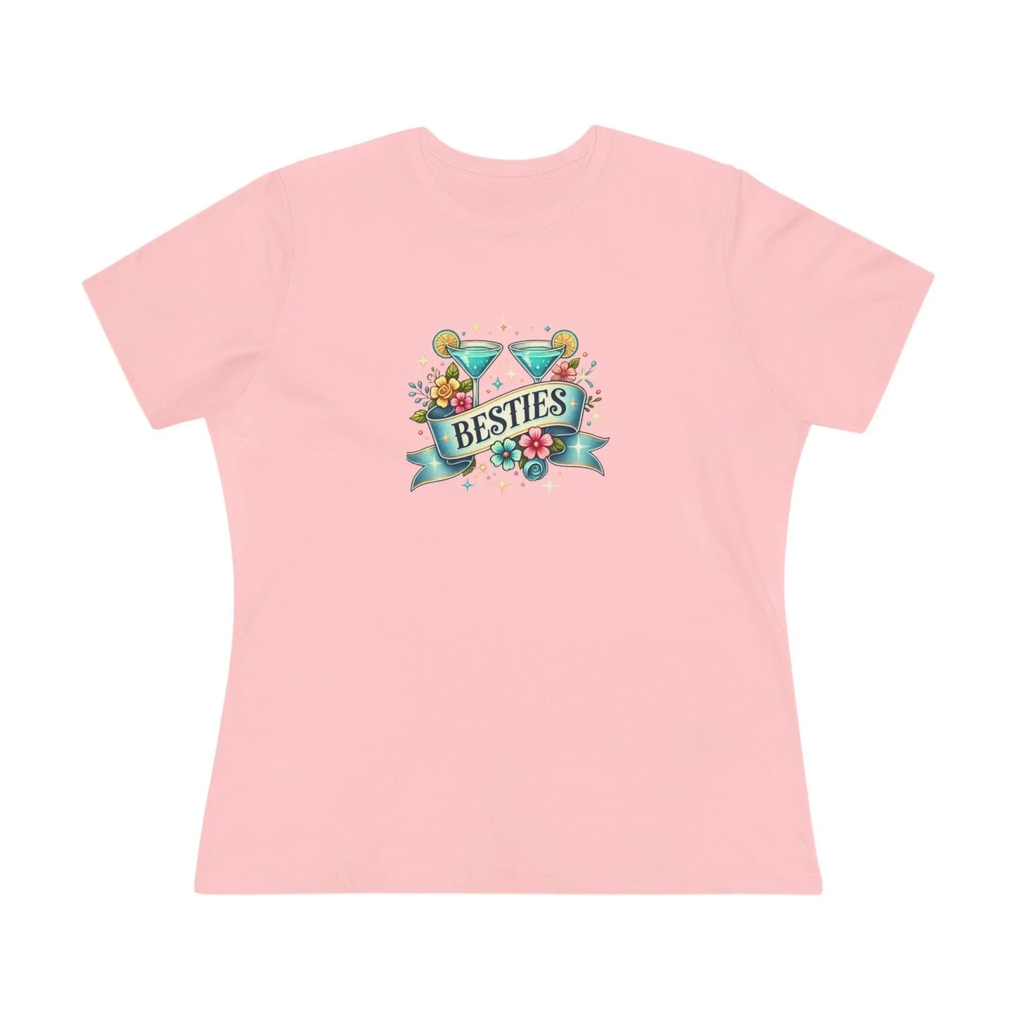 Besties - Two Cocktails - Women's Softstyle Tee - Whippie's