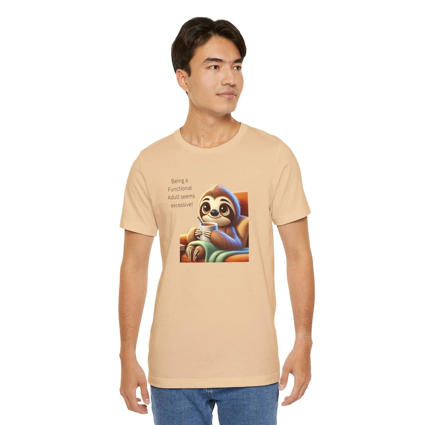 🦥 Functional Adult? Excessive! ☕ Unisex Jersey Tee ✨ - Whippie's