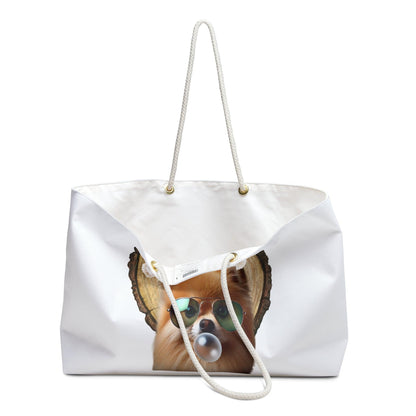 Pom Love Weekender Tote - 🐶💖 Pack Your Bags for a Weekend of Fluff and Fun! 💖🐶 - Whippie's