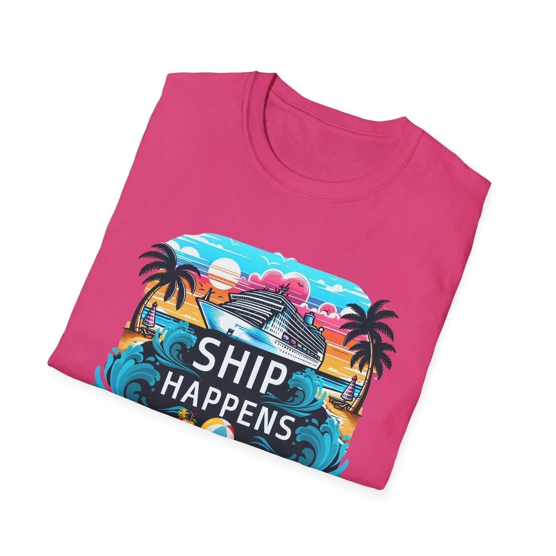 Ship Happens 🛳️🌊 Unisex Tee 🌴 (It's all part of the adventure! 😉) - Whippie's