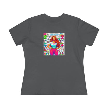 Dance Mom: You've Got This - Red Hair Mom - Curvy - Women's Softstyle Tee - Whippie's