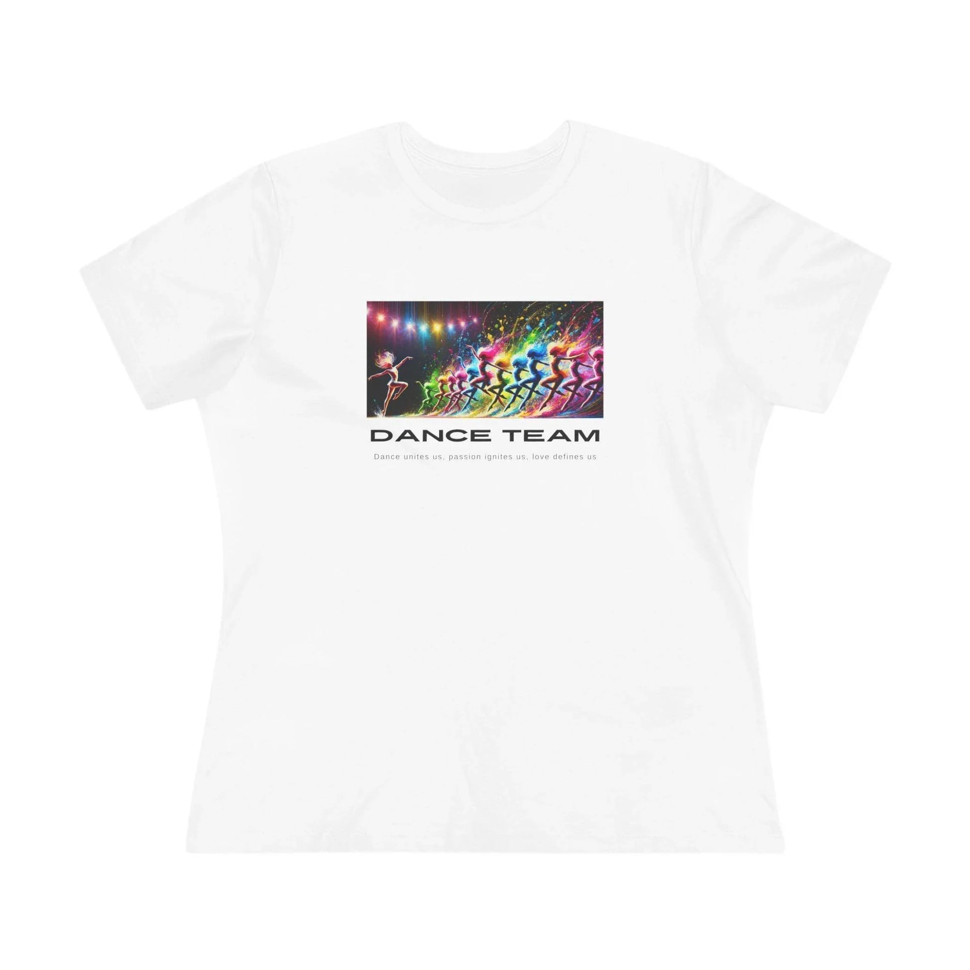 Dance Team: Dance unites us, passion ignites us, love defines us! 💃‍♀️ Women's Softstyle Tee 🎨 - Whippie's