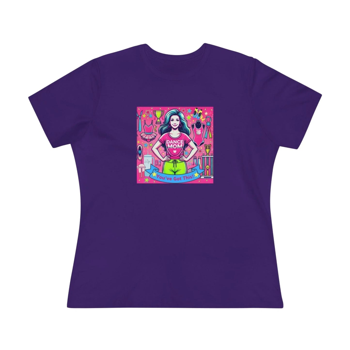 Dance Mom Magic (Brunette Mom) - A Colorful Celebration 🌈 - Women's Softstyle Tee - Whippie's
