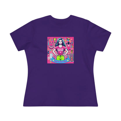 Dance Mom Magic (Brunette Mom) - A Colorful Celebration 🌈 - Women's Softstyle Tee - Whippie's