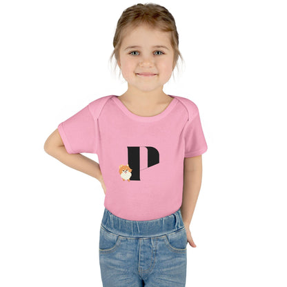 Alphabet Adventures: Letter P - Precious Pomeranian Baby Onesie P is for Precious Pomeranian! - Whippie's