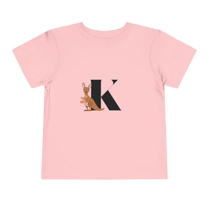 Alphabet Adventures: Letter K - Kangaroo Toddler T-shirt - Whippie's