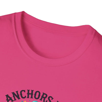 Anchors Up - Time to Relax - Unisex Tee! 🌺⚓️ - Whippie's