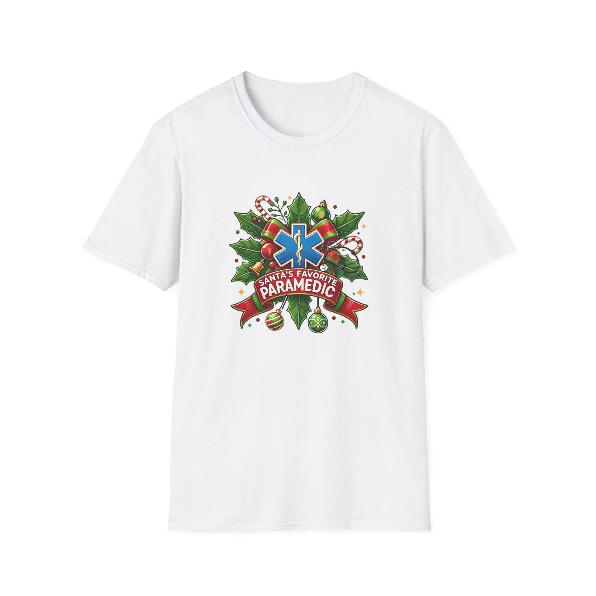 Santa's Favorite Paramedic Unisex Tee 🚑🎅 - Whippie's