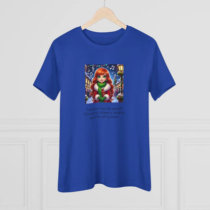 Caroler - Christmas Cheer - RH Girl - Women's Tee - Whippie's