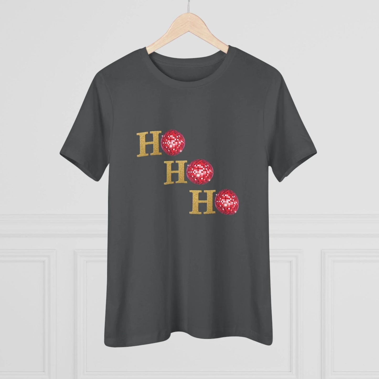 Ho Ho Ho ✨ Women's Softstyle Tee (with Disco Ball O's!) - Whippie's