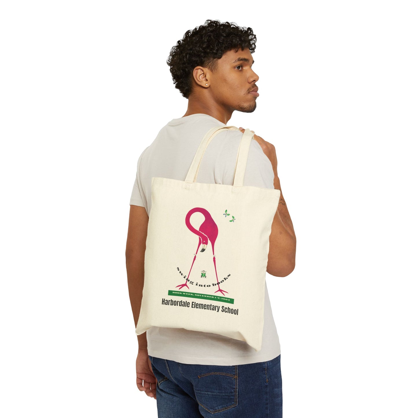 Swing into Books Retro Book Tote Bag (1964)