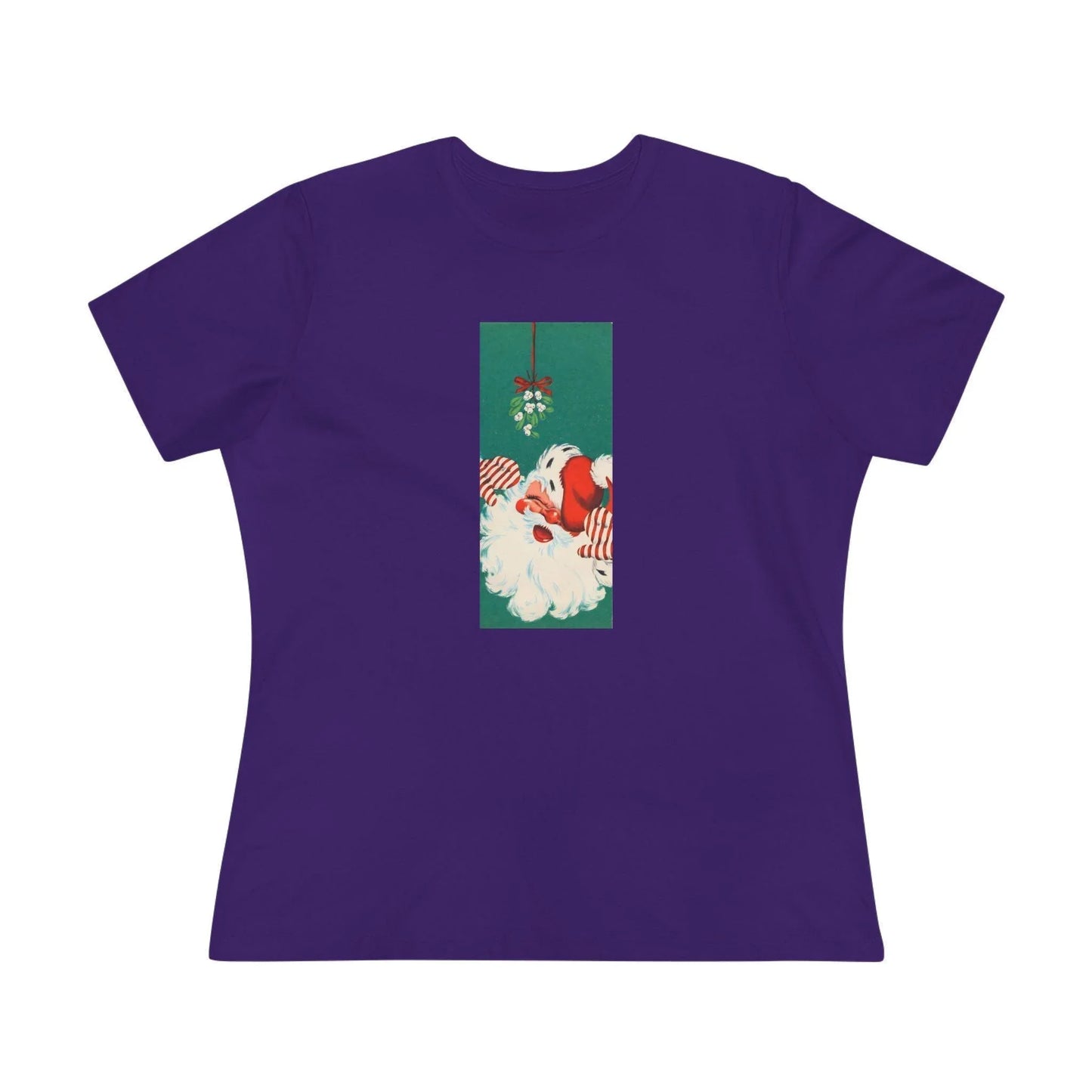 Santa Mistletoe Kisses - Women's Tee - Whippie's