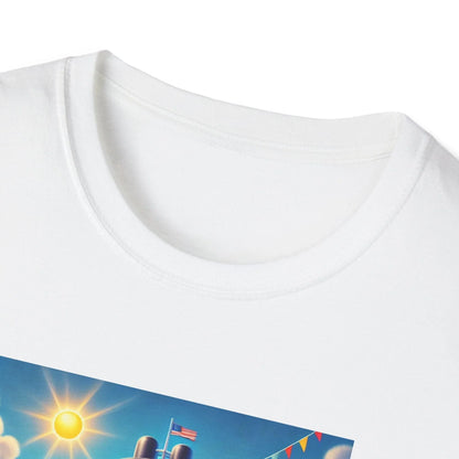 Duck on the Loose! Hilarious Cruise Ship Hide-and-Seek 🛳️ Unisex T-Shirt 🐤 - Whippie's