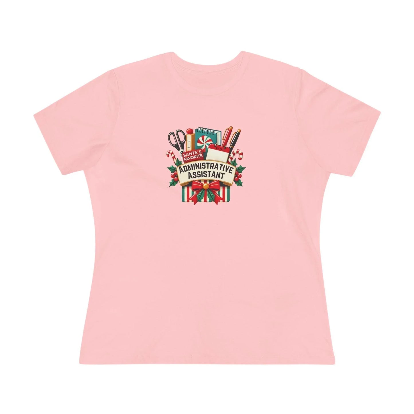 Santa's Favorite Administrative Assistant - Women's Softstyle Tee - Whippie's