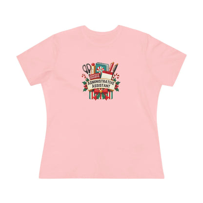 Santa's Favorite Administrative Assistant - Women's Softstyle Tee - Whippie's