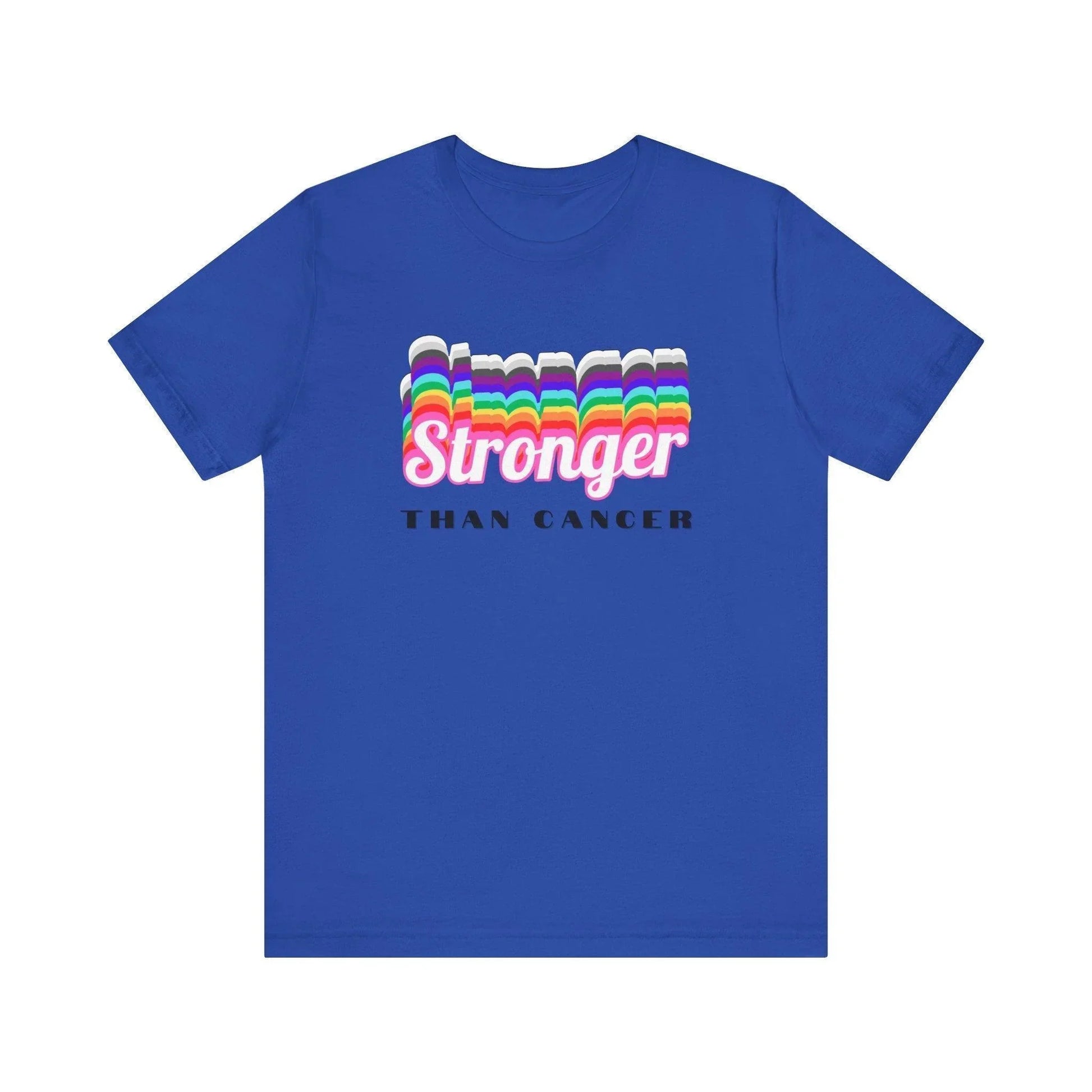 💪 Stronger Than Cancer 🎗️ Unisex Jersey Tee ✨ Show your support, wear your strength. - Whippie's
