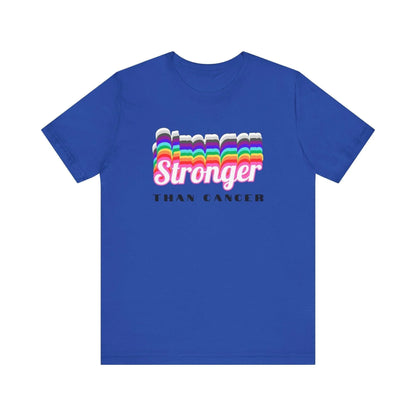 💪 Stronger Than Cancer 🎗️ Unisex Jersey Tee ✨ Show your support, wear your strength. - Whippie's