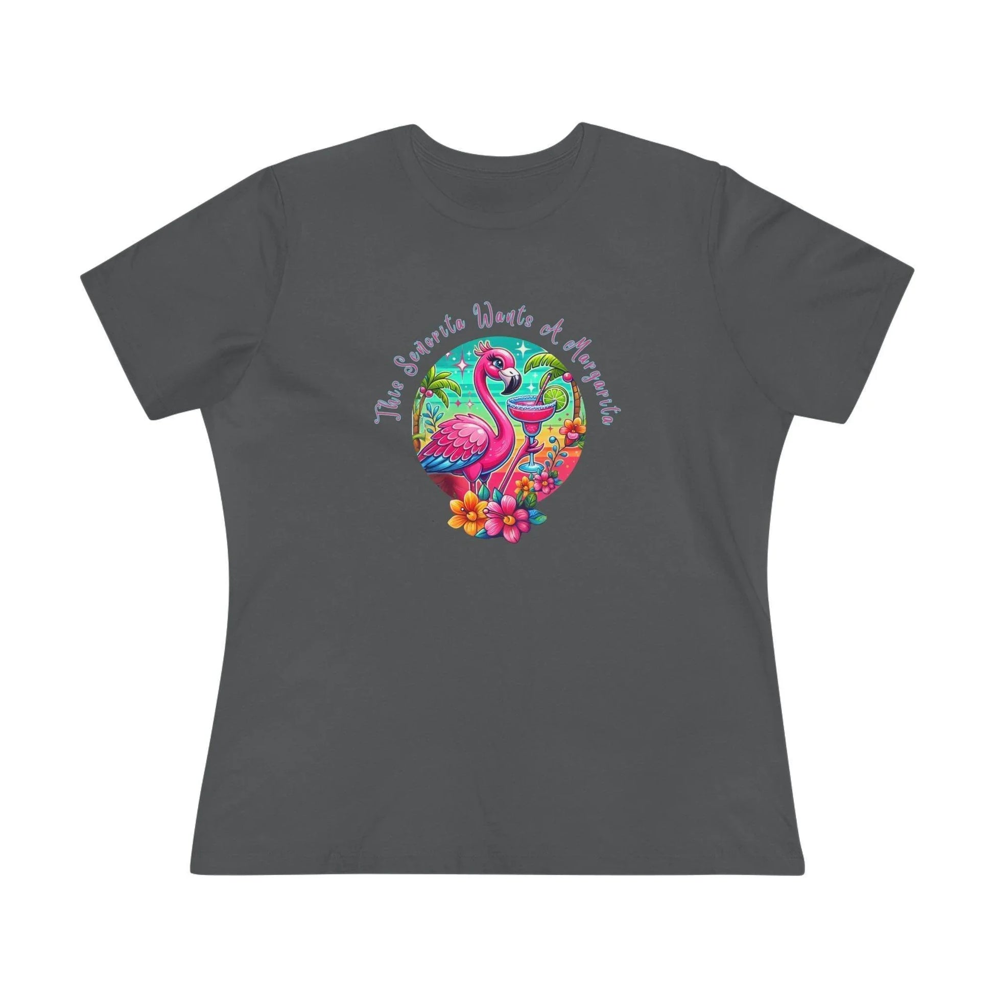 This Señorita Wants a Margarita - Women's Cotton Tee 🦩🍹 - Whippie's