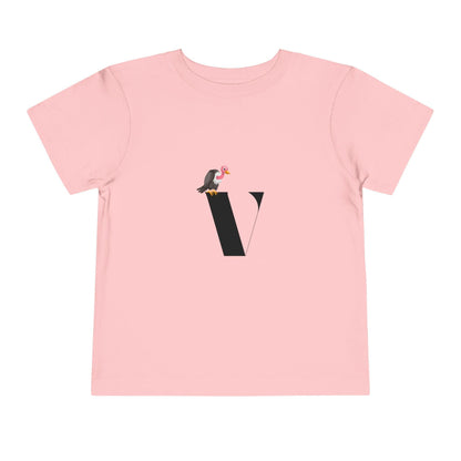 Alphabet Adventures: Letter V - Vulture Toddler T-shirt - Whippie's