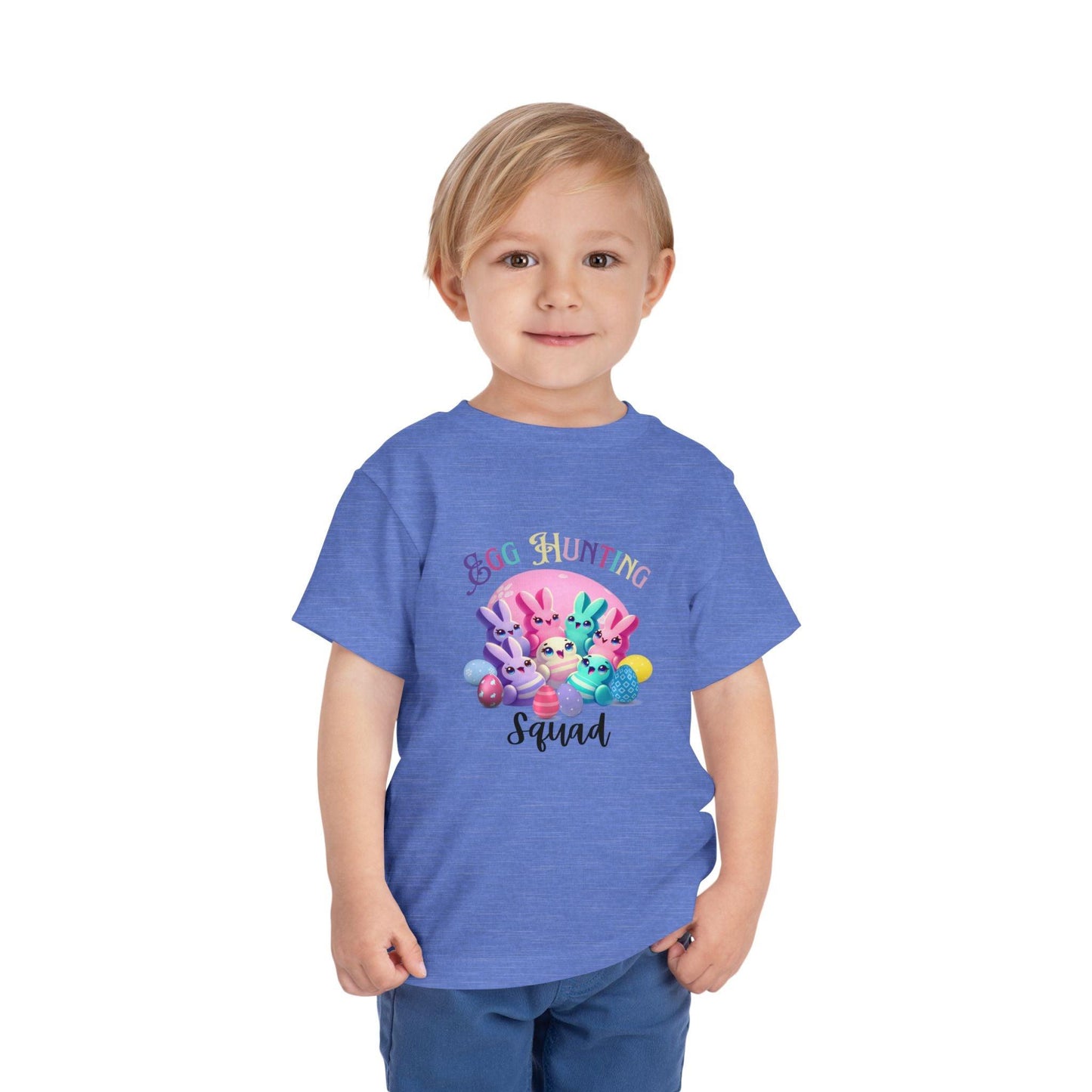 Egg Hunting Squad Toddler Tee - 🐣🐰 Hop into Easter Fun! 🐰🐣 - Whippie's