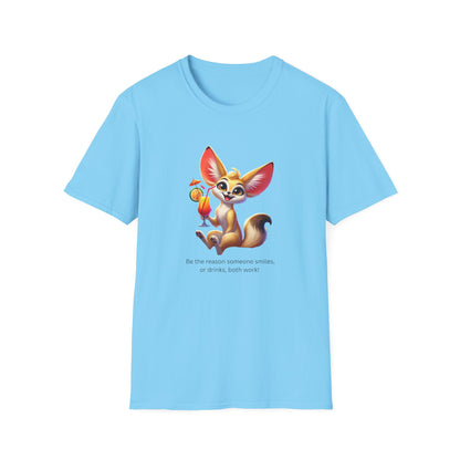 Fennec Fox Cocktail - Cheers to Good Times and Smiles! Unisex T-shirt