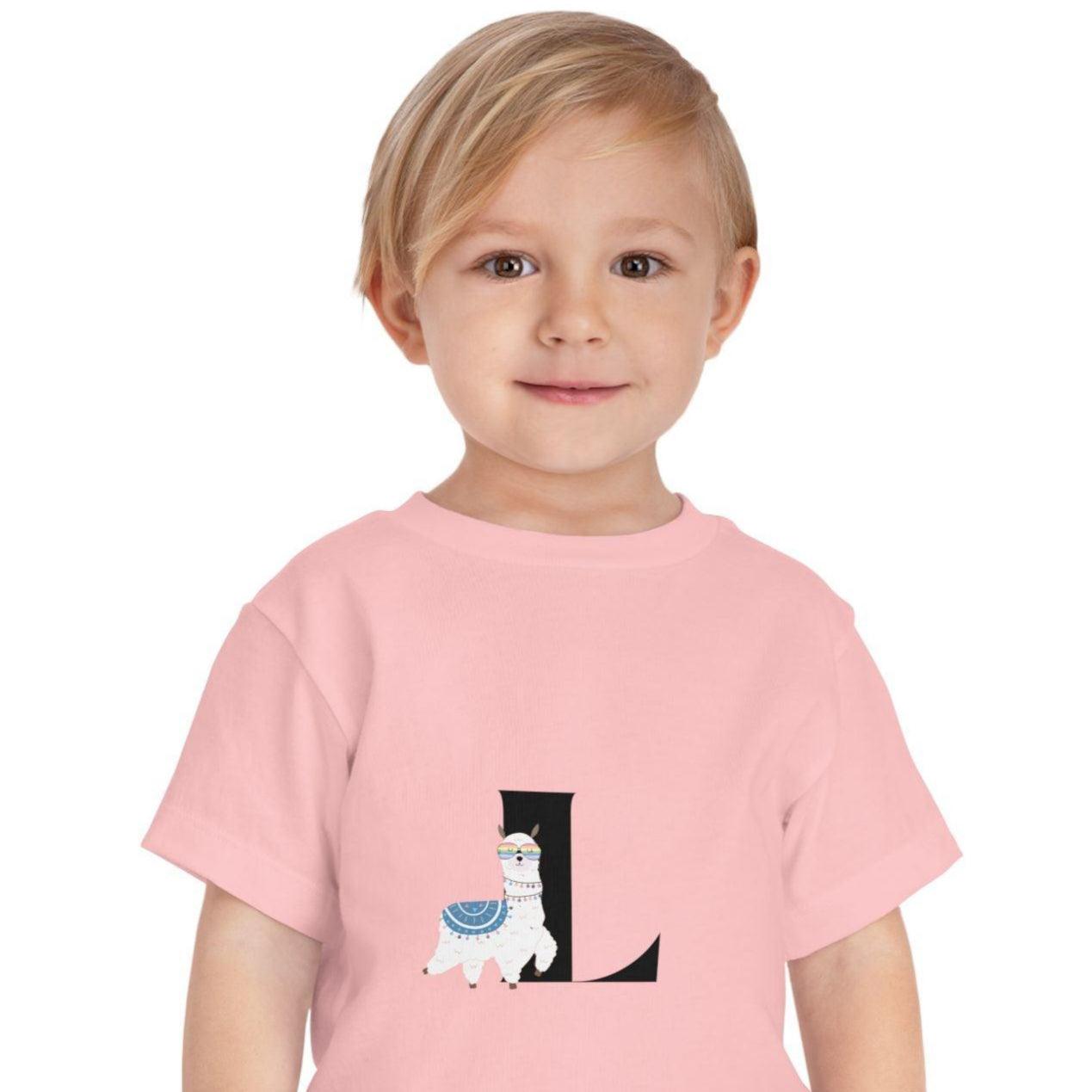 Alphabet Adventures: Letter L - Llama Toddler T-shirt - Whippie's