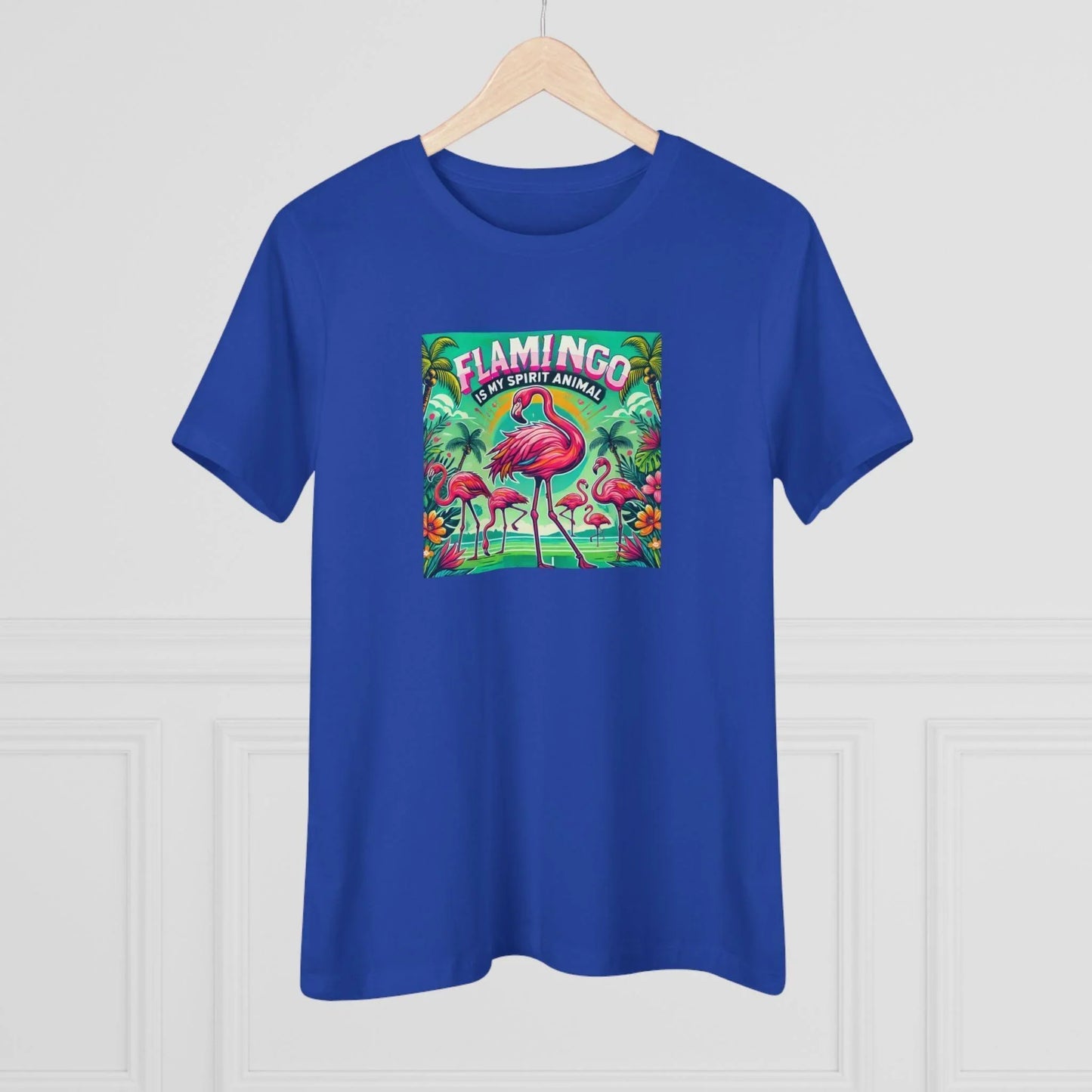 Flamingo is My Spirit Animal - Women's Softstyle Tee - Whippie's