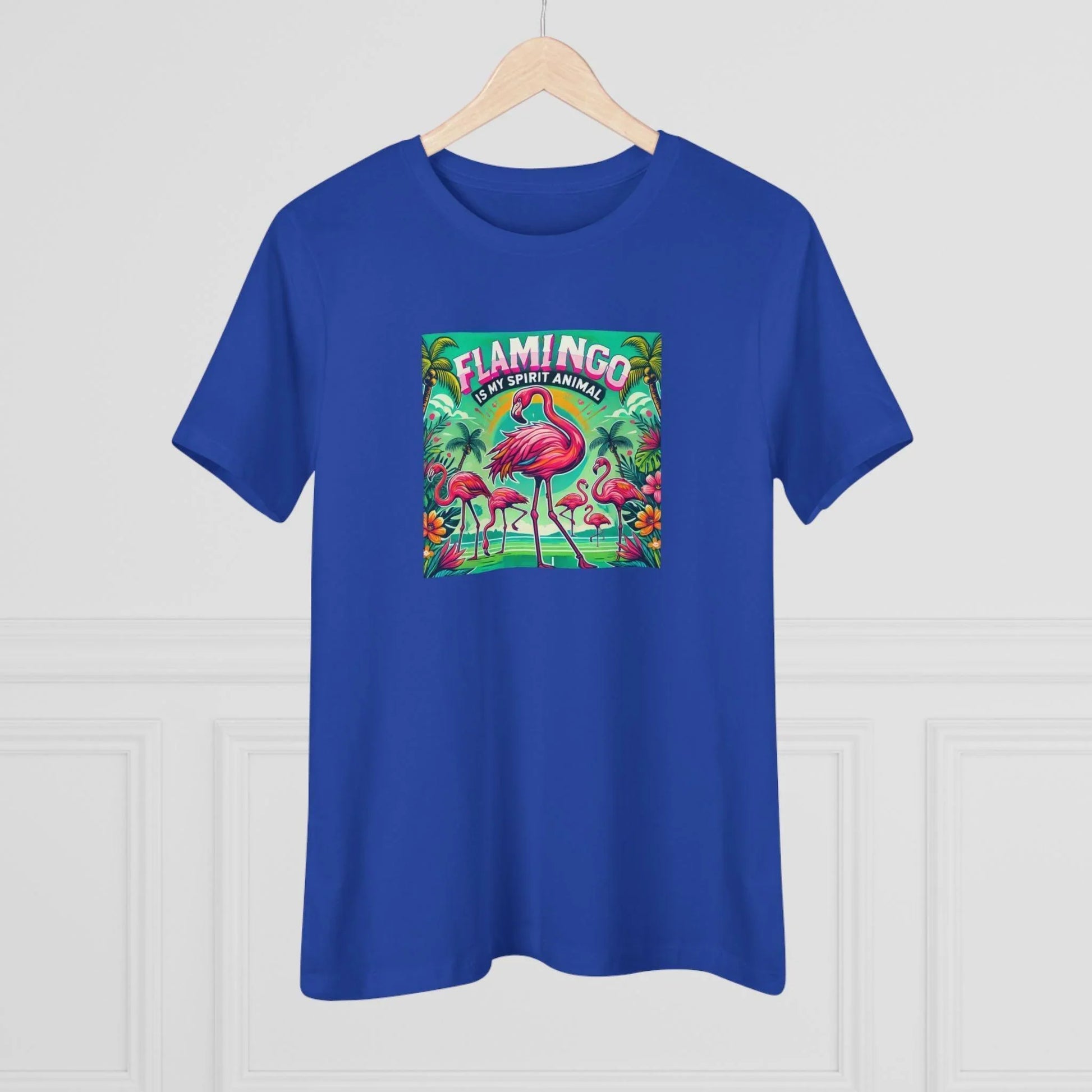 Flamingo is My Spirit Animal - Women's Softstyle Tee - Whippie's