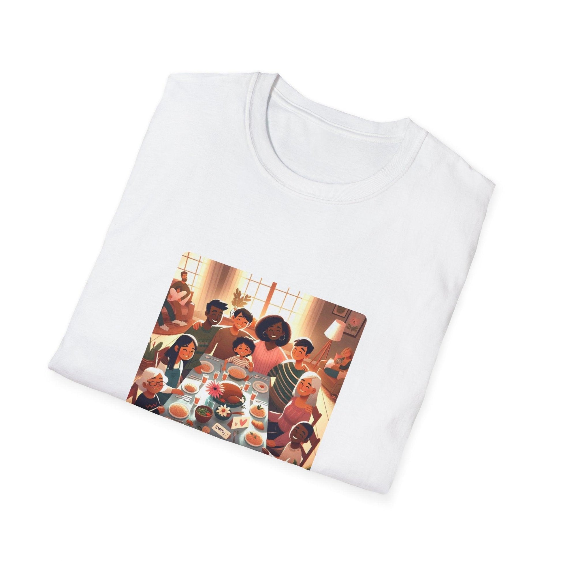 Thankful for Family, Friends, and Feasts - Celebrating Togetherness! 🍂🦃 - Unisex T-Shirt - Whippie's