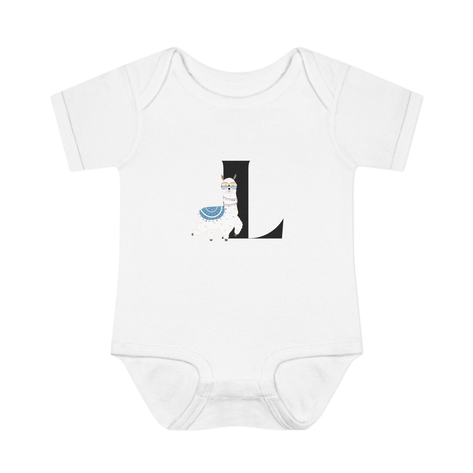 Alphabet Adventures: Letter L - Llama Baby Onesie L is for Llama Lovin' - Whippie's
