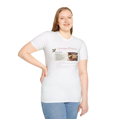 Tourtière Recipe Card - Unisex T-Shirt - French Canadian Christmas Traditions! 🎄 - Whippie's