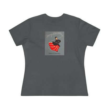 Ice Skating - Merry Christmas - Women's Softstyle Tee - Whippie's