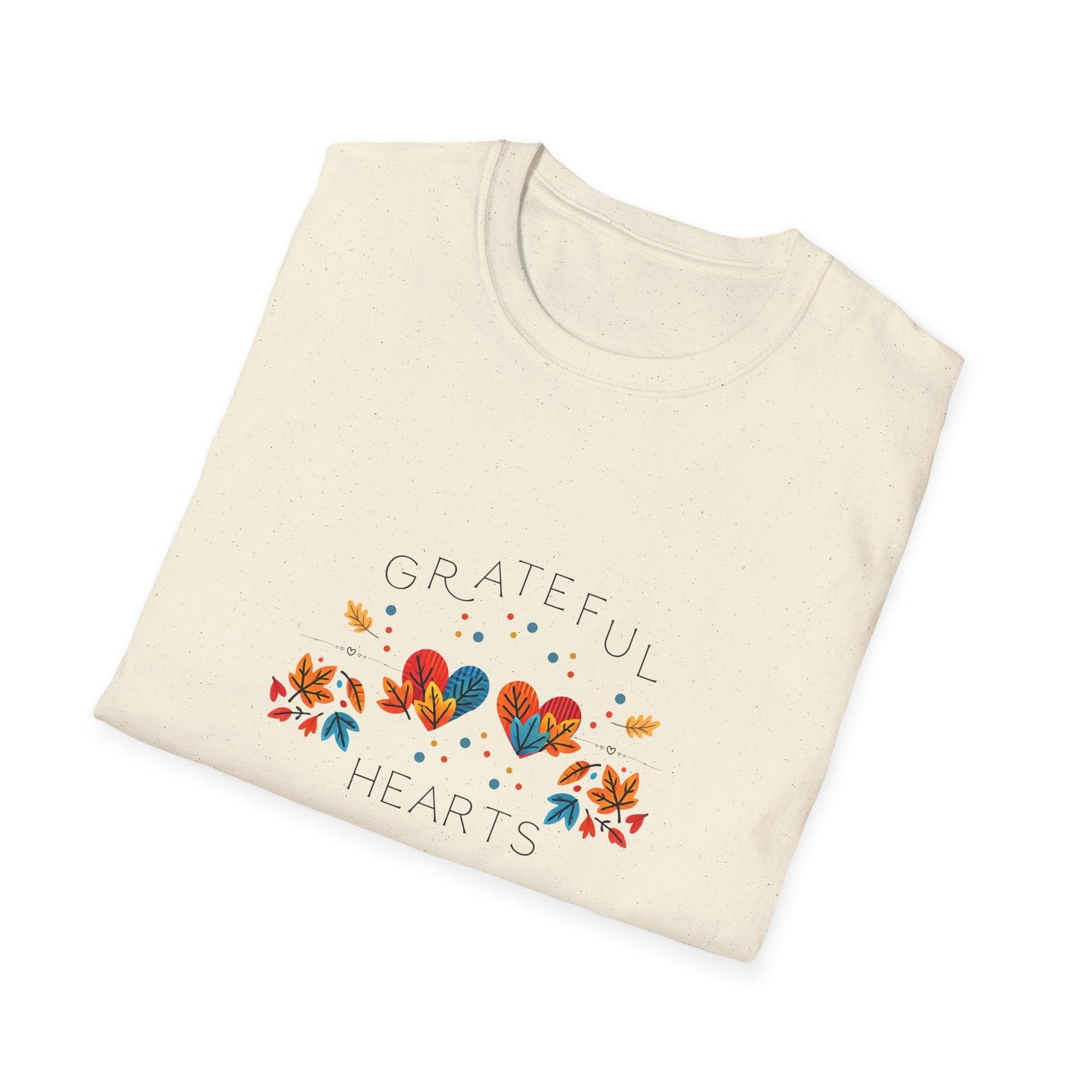 Grateful Hearts - A Family Affair 🧡💛❤️ - Two Hearts - Unisex T-Shirt - Whippie's