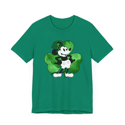 Lucky Willie St. Patrick's Day Tee - Feelin' Lucky with Friends! 🍀🐭 - Whippie's