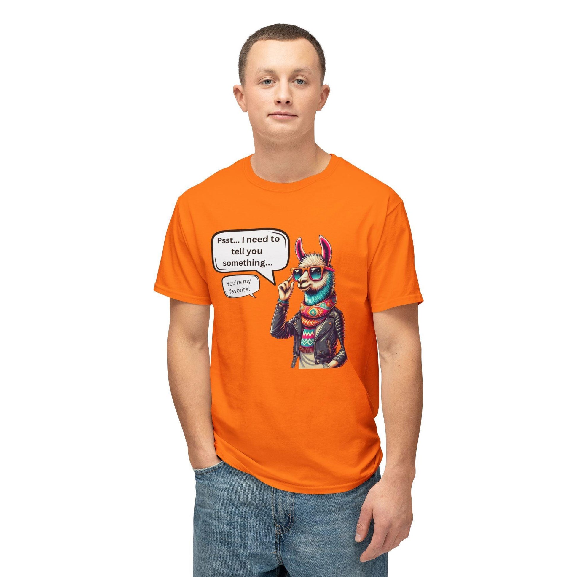 Psst... You're My Favorite! Unisex HD Cotton T-Shirt - Who's Really Their Favorite? 😉 - Whippie's