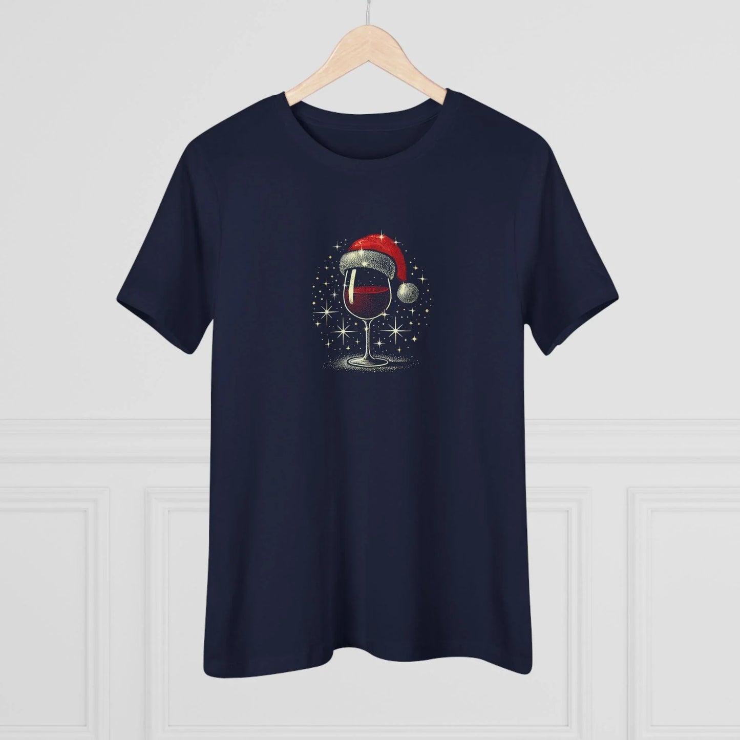 Wine & Christmas Cheer- Women's Softstyle Tee - Whippie's