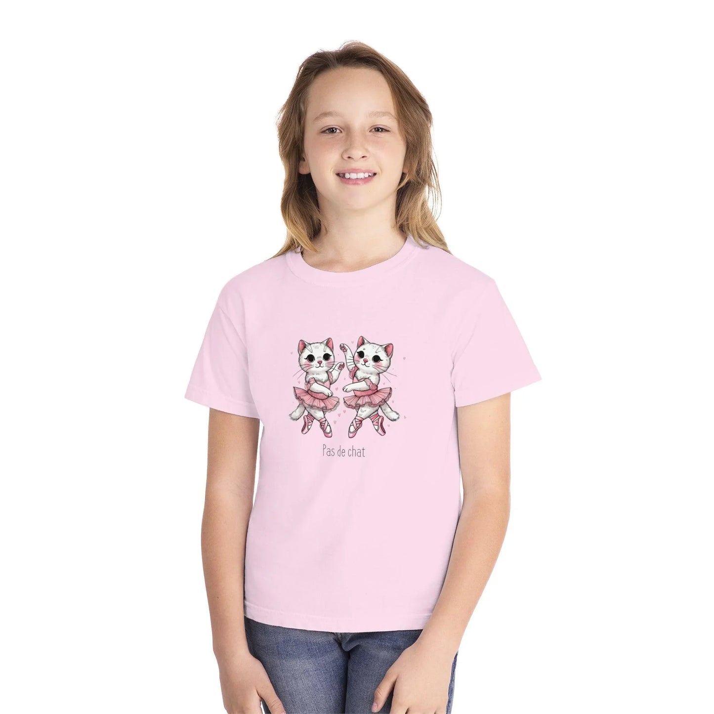 🐈‍⬛ Pas de Chat 🩰 Youth Midweight Tee ✨ - Whippie's