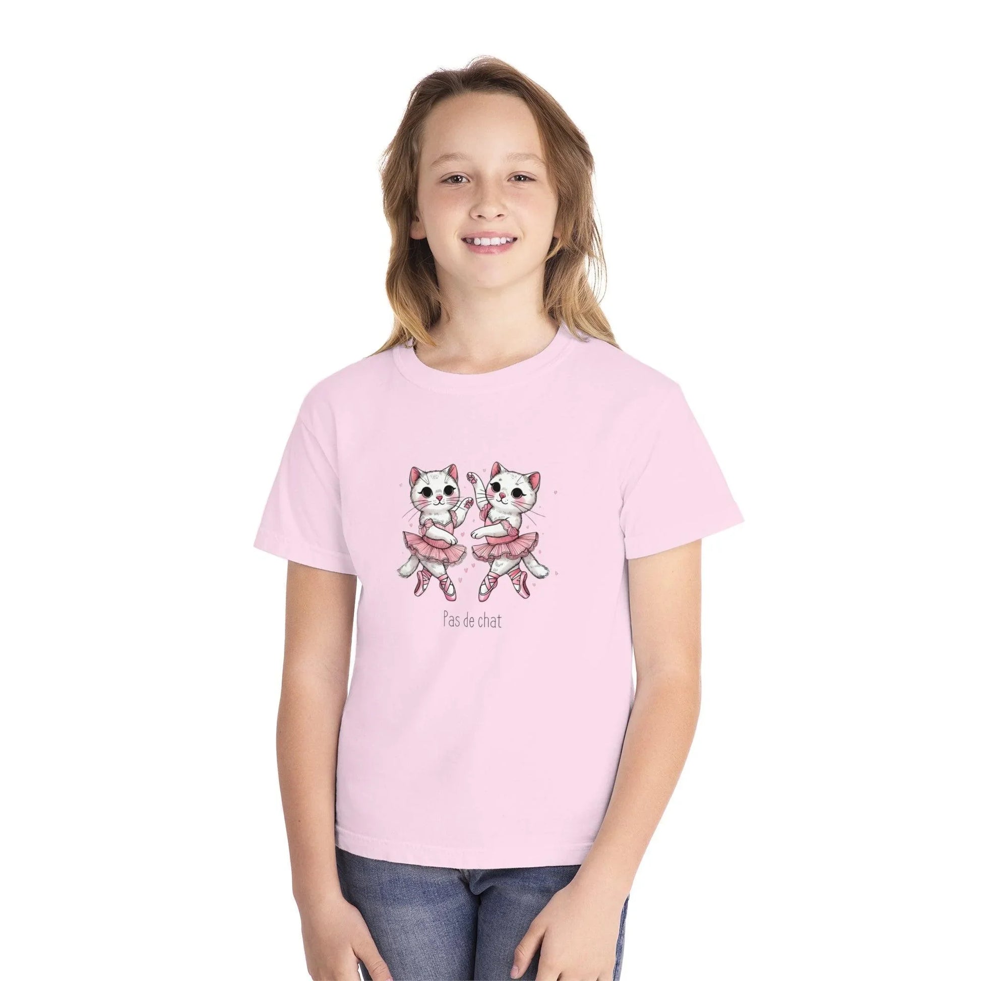 🐈‍⬛ Pas de Chat 🩰 Youth Midweight Tee ✨ - Whippie's