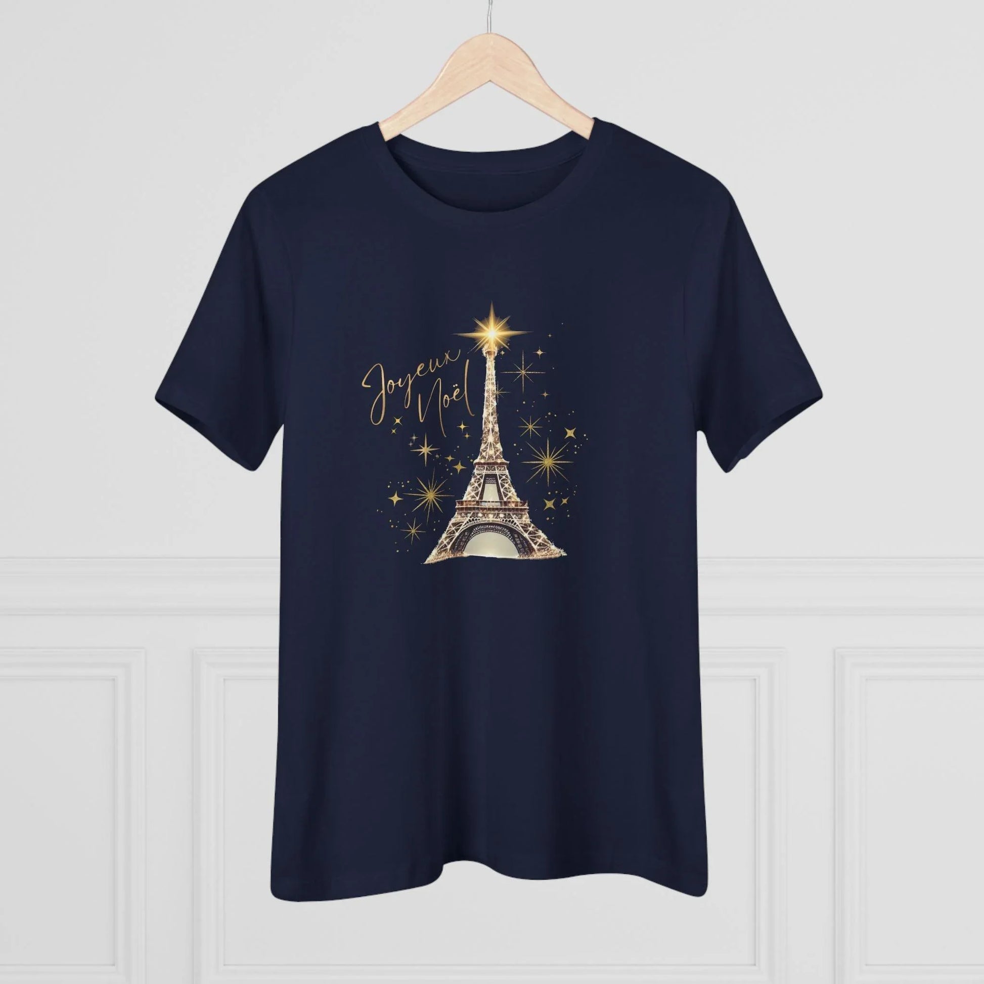 ✨ Joyeux Noël Women's Tee 🗼 A touch of Parisian elegance. - Whippie's